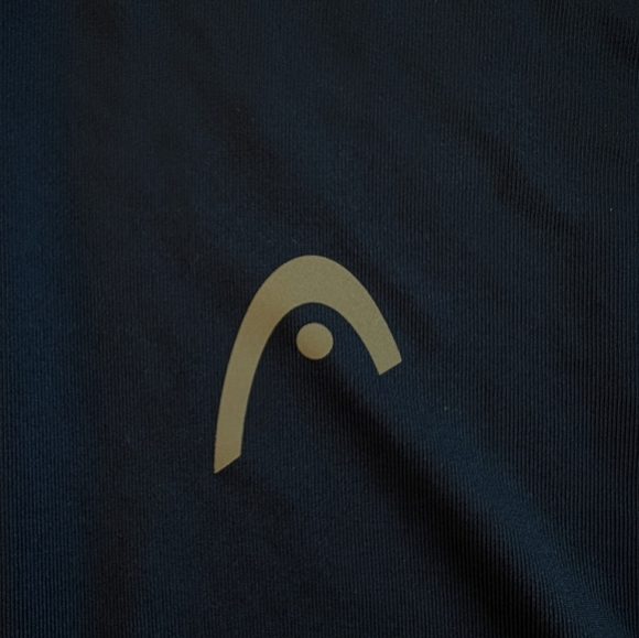 Head Men's Dark Blue Performance Tee Size M - Picture 7 of 8